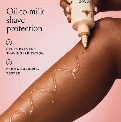 Billie Shave Glaze – Oil-to-Milk Shave Oil