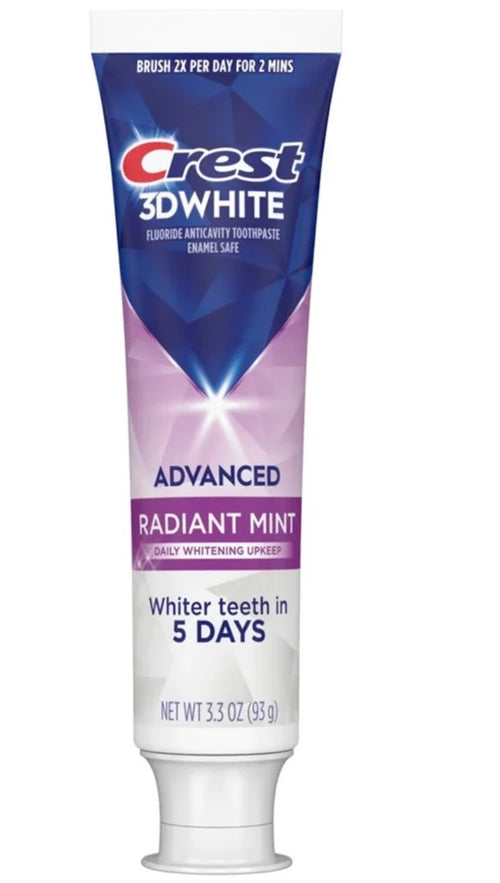 Crest 3D White Advanced Radiant Mint Toothpaste - Preorder