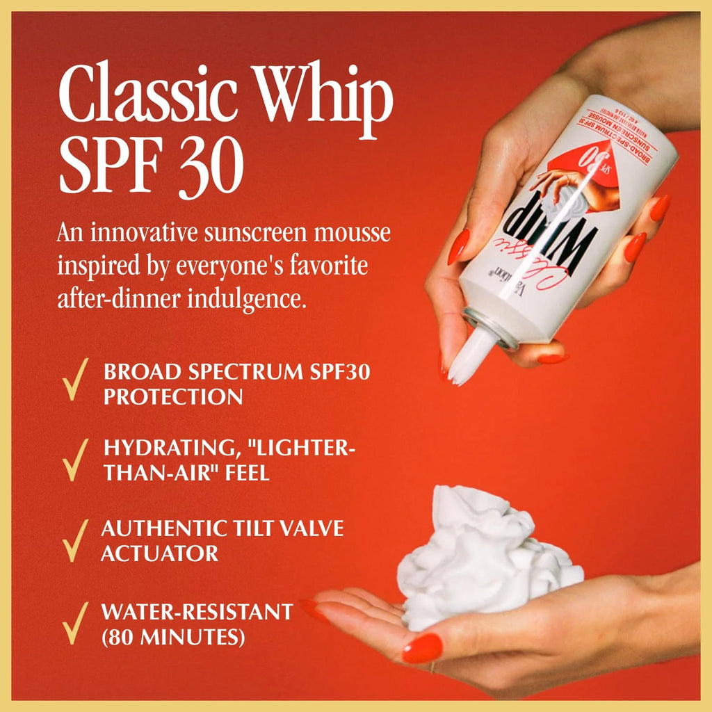 Vacation® Classic Whip SPF30 Sunscreen Mousse
