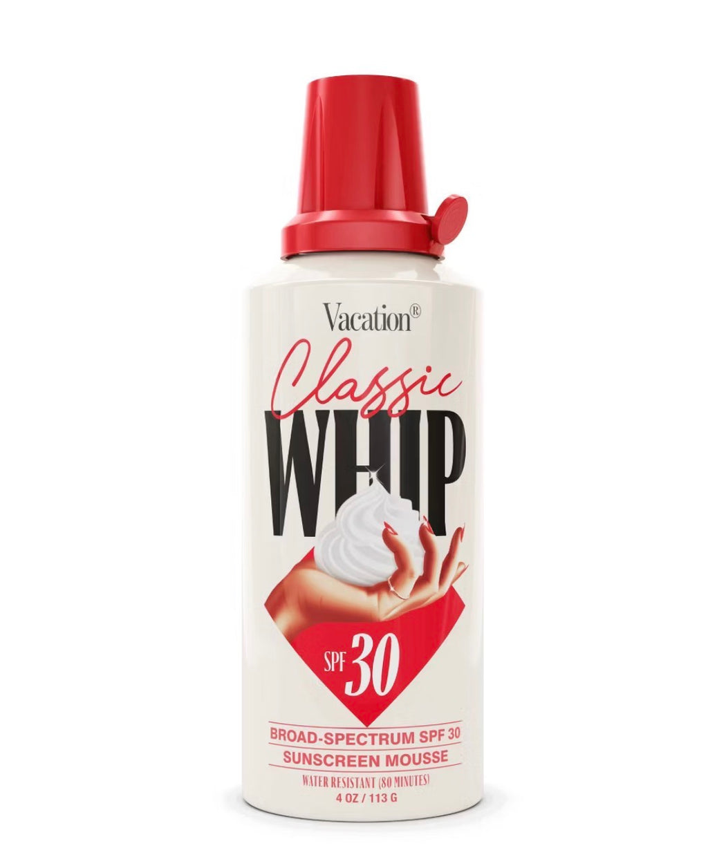 Vacation® Classic Whip SPF30 Sunscreen Mousse