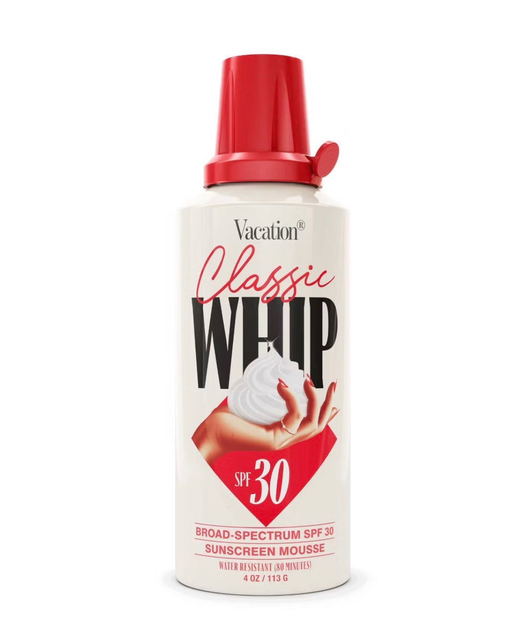 Vacation® Classic Whip SPF30 Sunscreen Mousse
