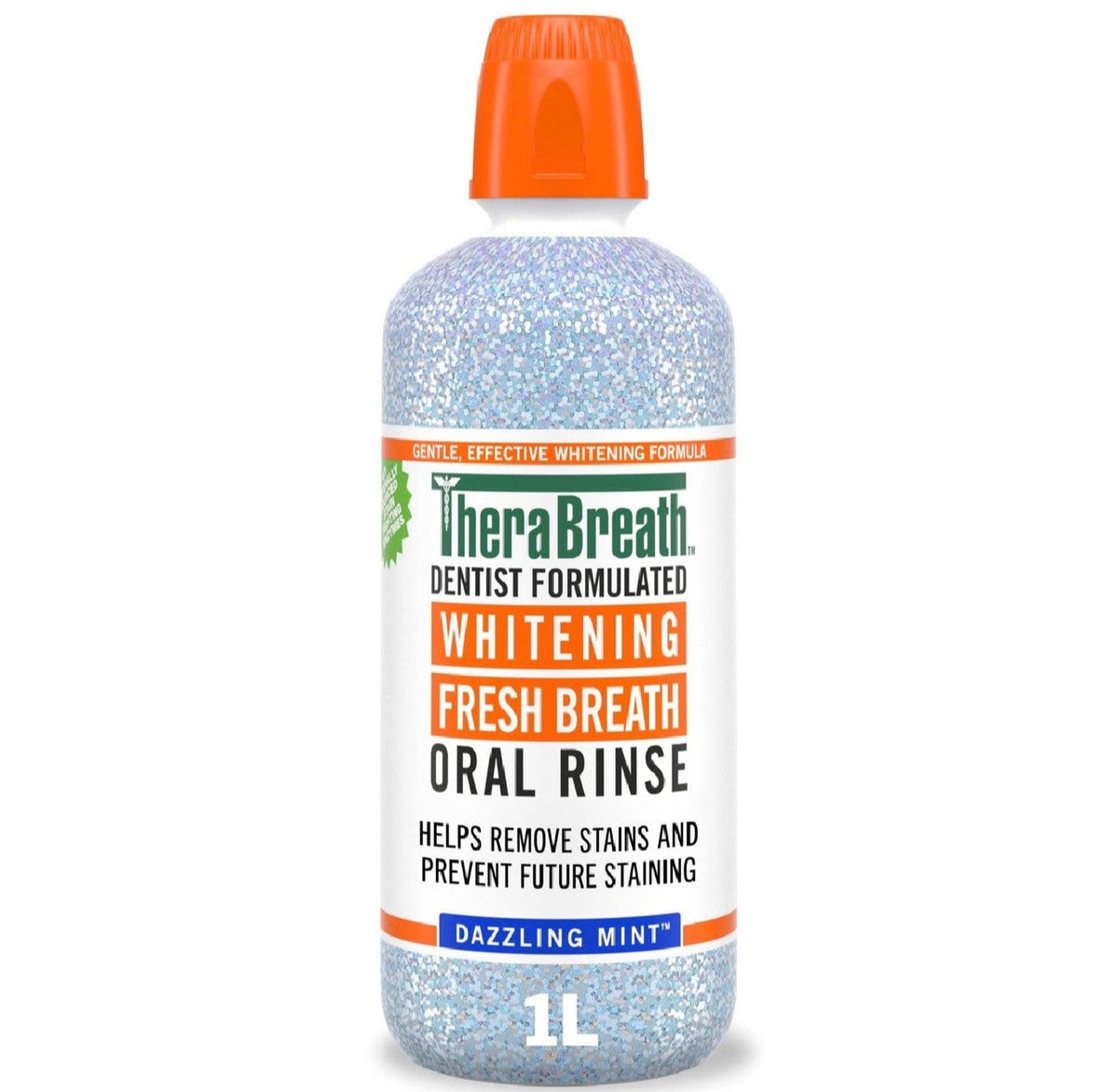 TheraBreath Oral Rinse Mouthwash – Dentist Formulated - Dazzling Mint - Pre order
