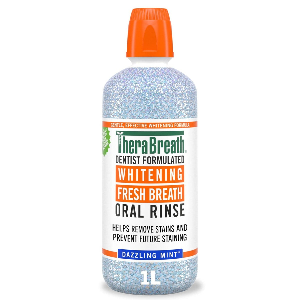 TheraBreath Oral Rinse Mouthwash – Dentist Formulated 1L