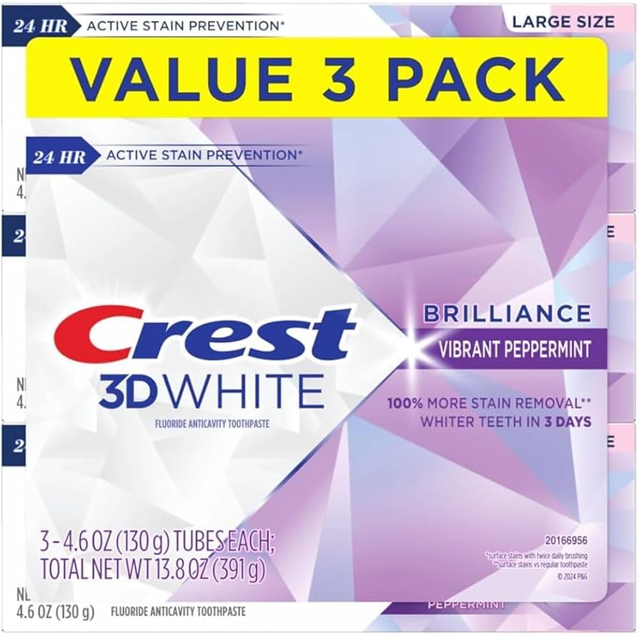 Crest 3D White - Brilliance - Vibrant Peppermint