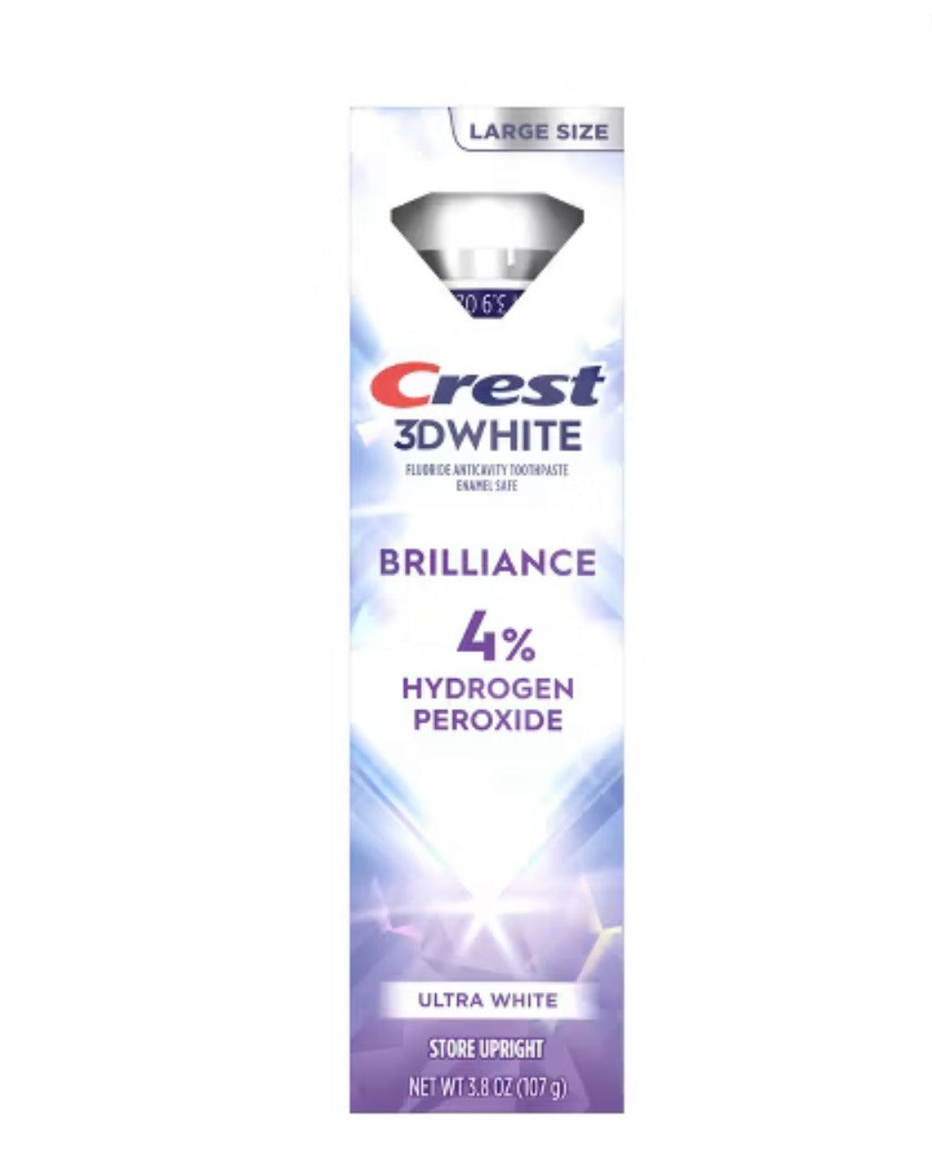 Crest 3D White Brilliance Pro Whitening Toothpaste 4% - Preorder
